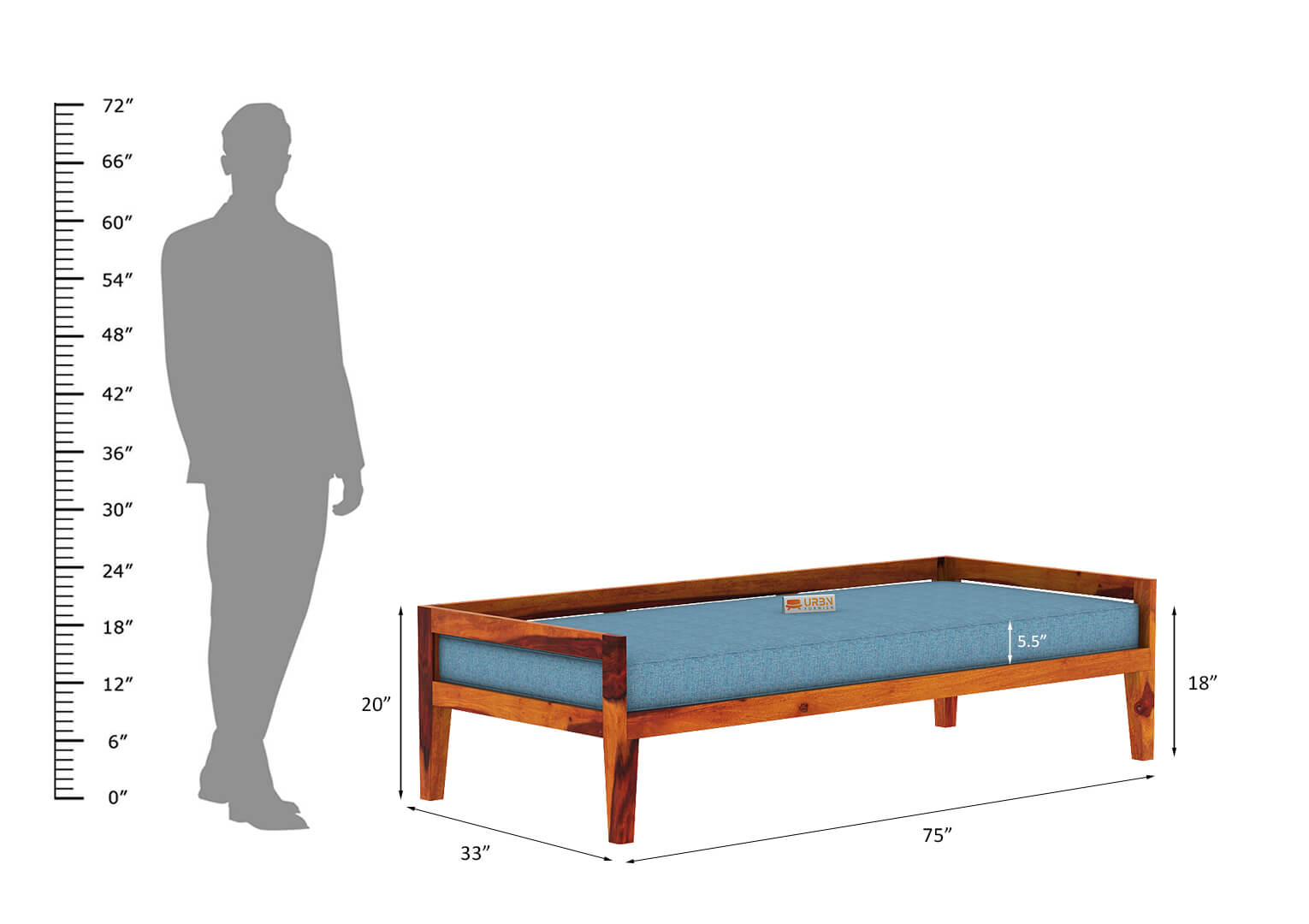Chaissy Divan - Urbnfurnish