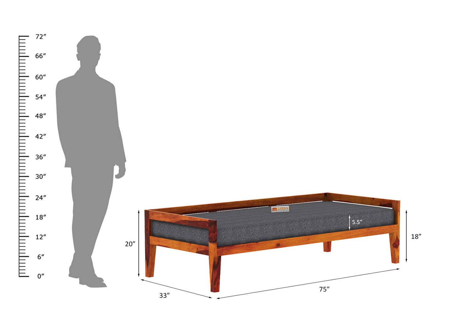 Chaissy Divan - Urbnfurnish