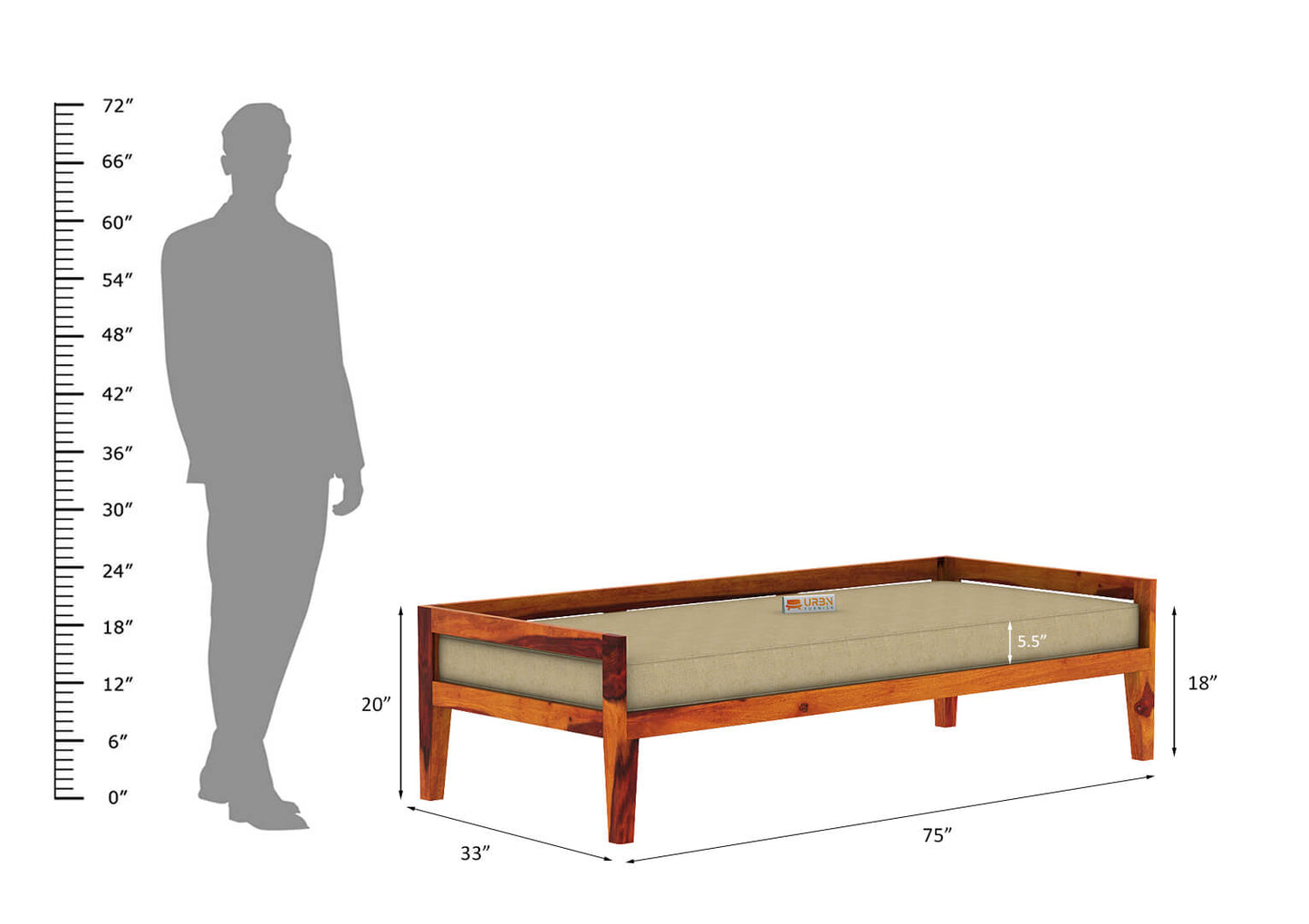Chaissy Divan - Urbnfurnish