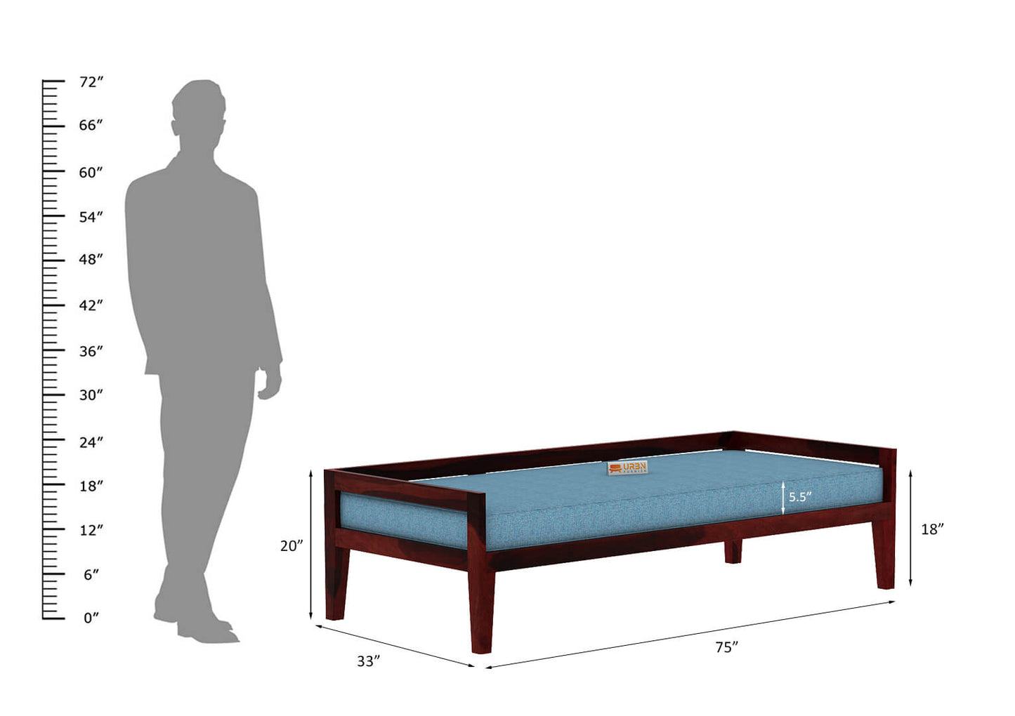 Chaissy Divan - Urbnfurnish