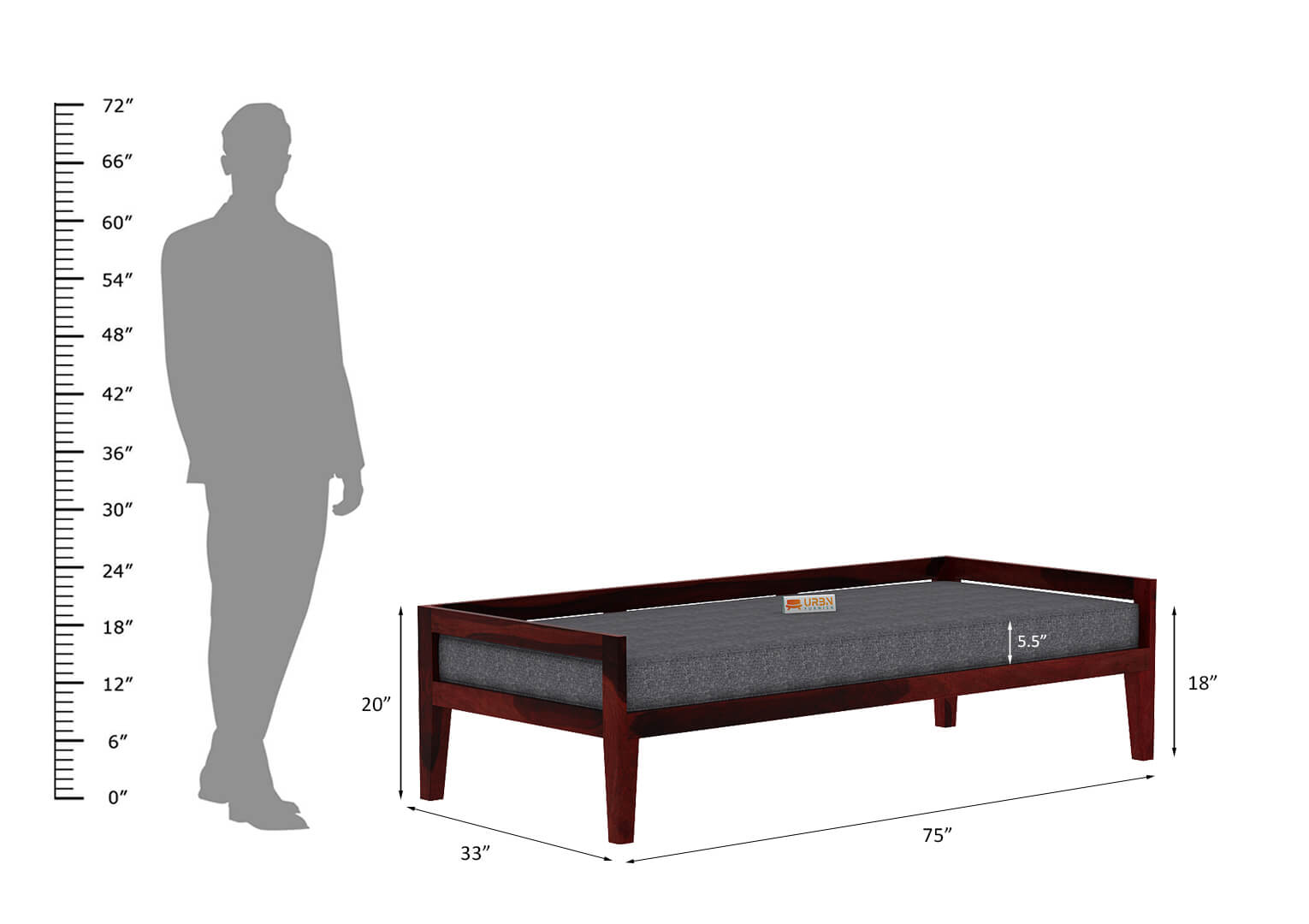 Chaissy Divan - Urbnfurnish