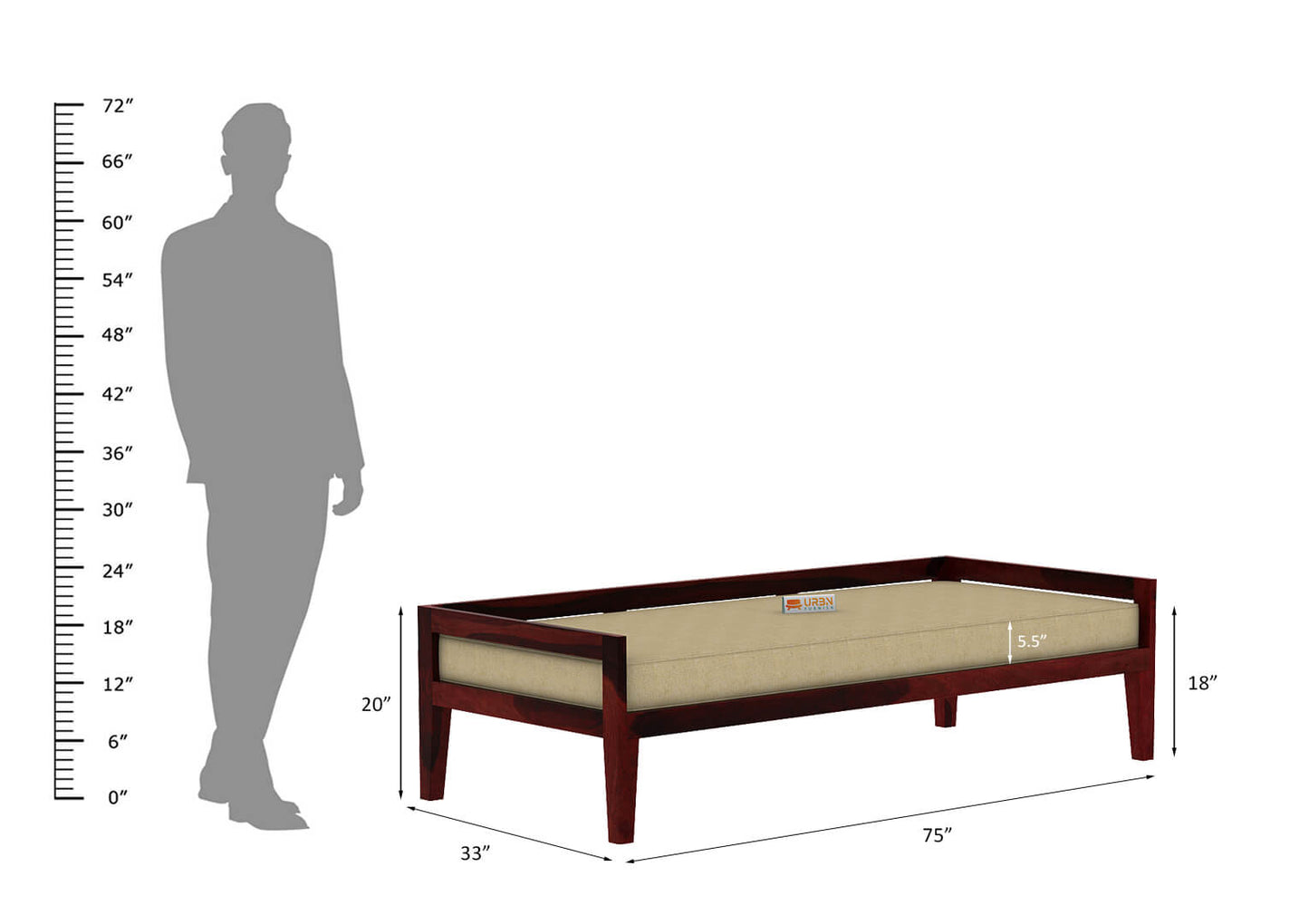 Chaissy Divan - Urbnfurnish