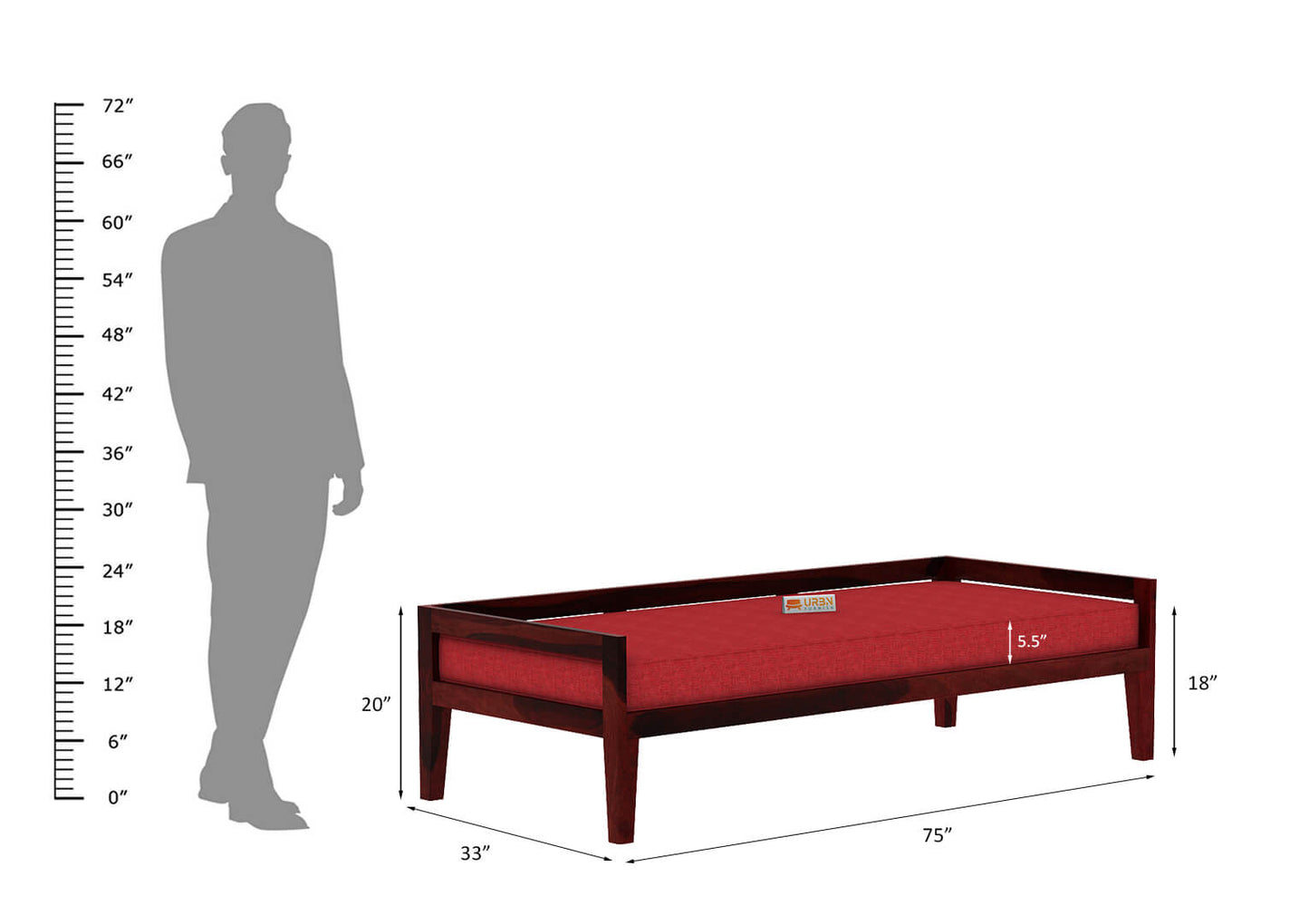 Chaissy Divan - Urbnfurnish