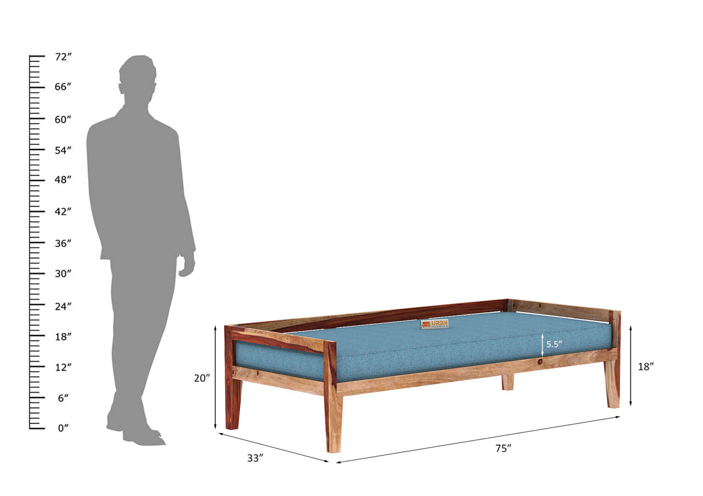 Chaissy Divan - Urbnfurnish