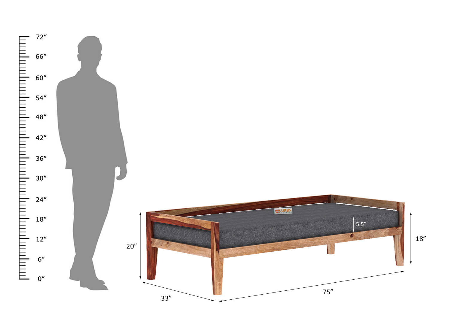 Chaissy Divan - Urbnfurnish