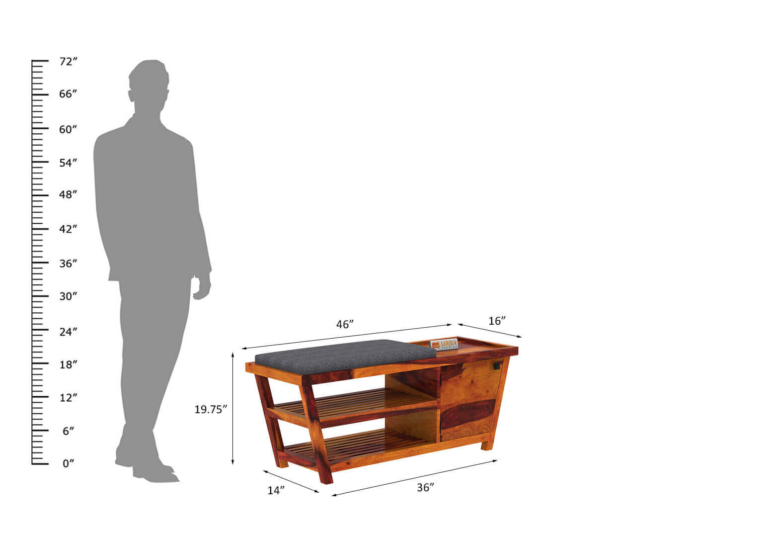 Corral Shoe Rack - Urbnfurnish