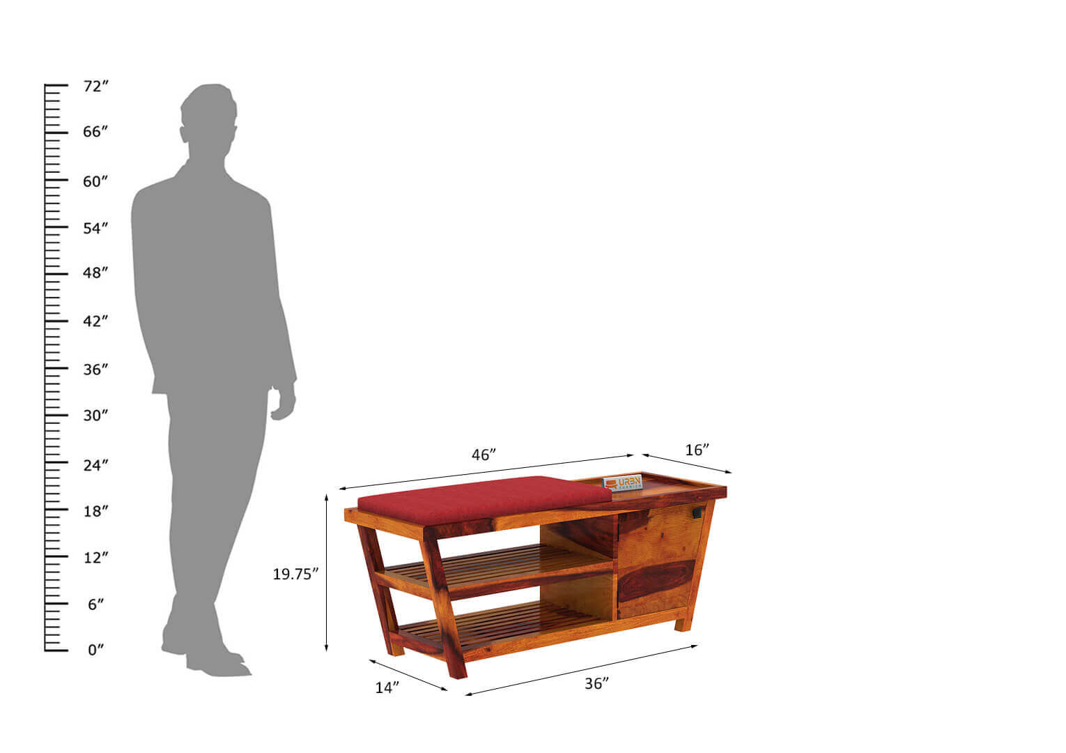 Corral Shoe Rack - Urbnfurnish