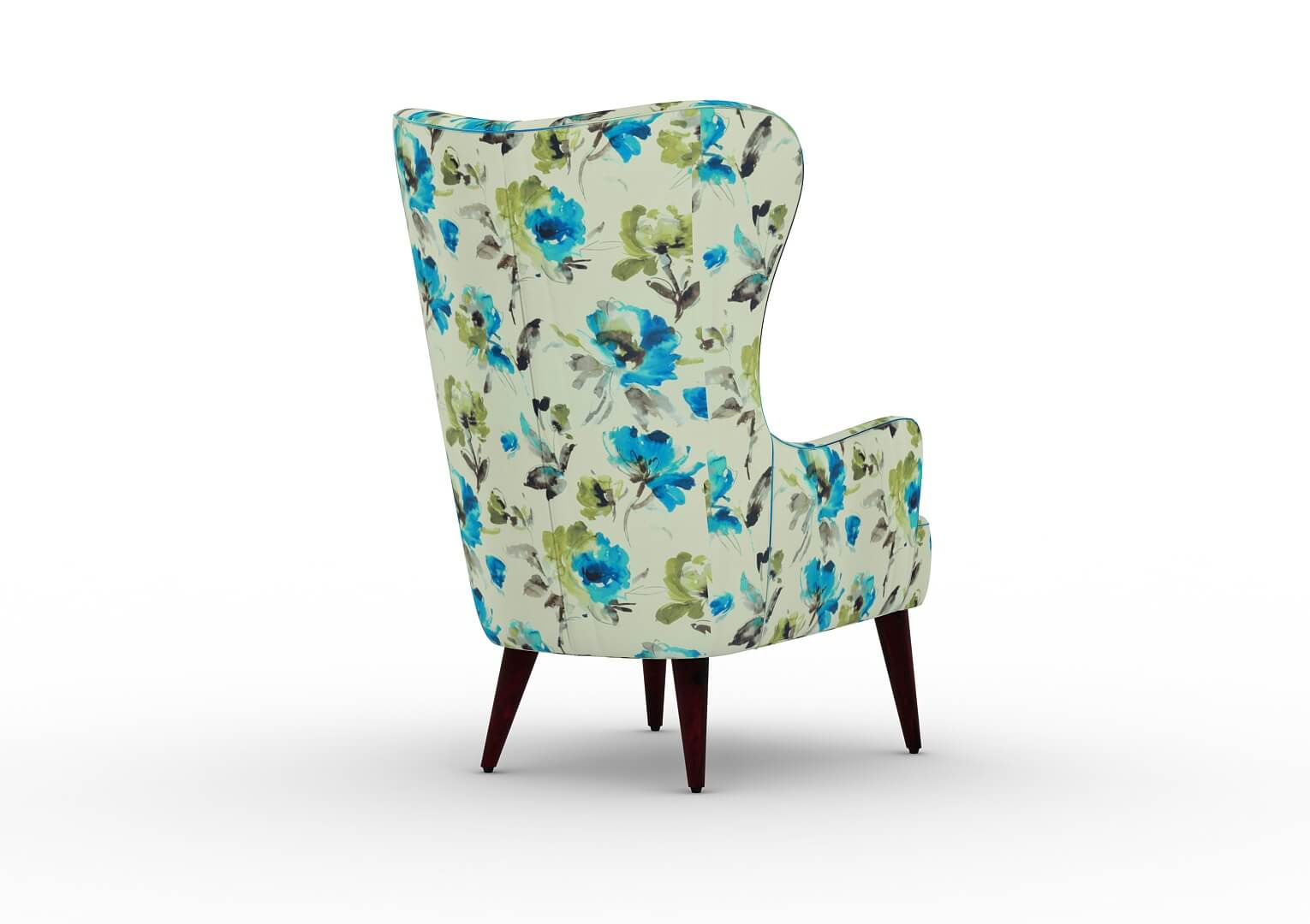 Cransebill Wingback Chair (Printed Fabric) - Urbnfurnish