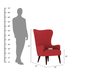 Cransebill Wingback Chair - Urbnfurnish