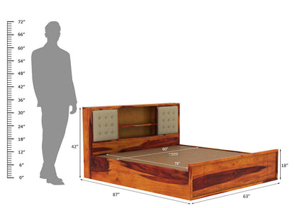 Crescent-Hydraulic-Bed-Honey_8_-Queen-Size