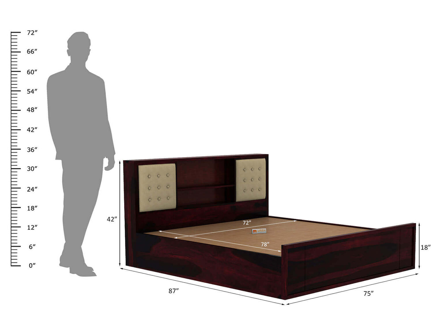 Crescent-Hydraulic-Bed-Walnut_8_-King-Size