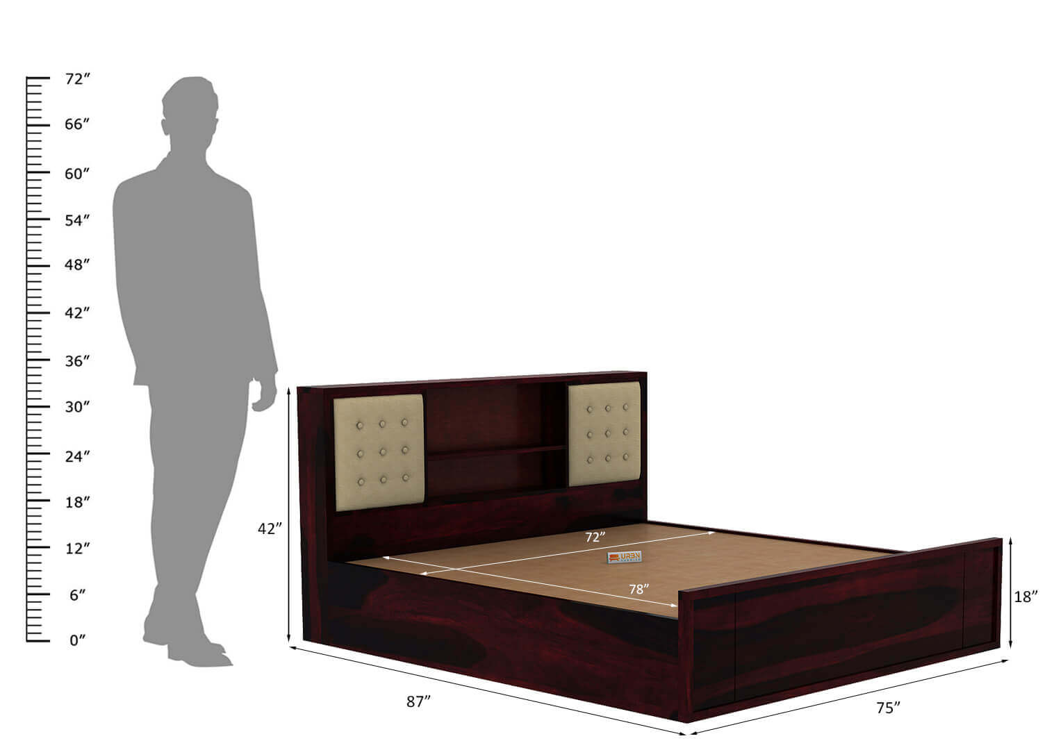 Crescent-Hydraulic-Bed-Walnut_8_-King-Size