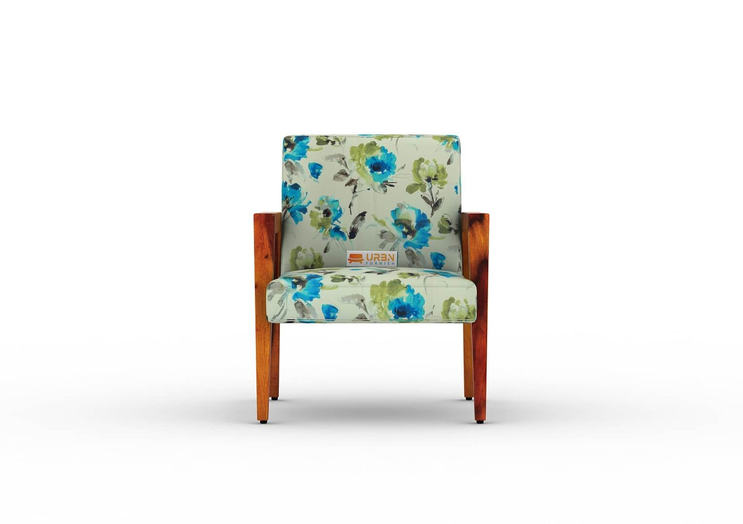 Crister Arm Chair (Printed Fabric) - Urbnfurnish