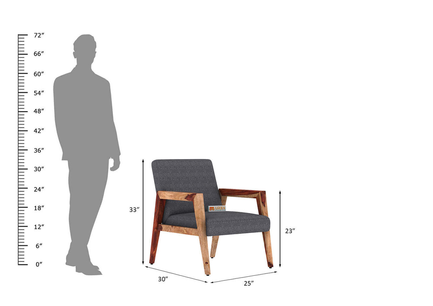 Crister Arm Chair - Urbnfurnish