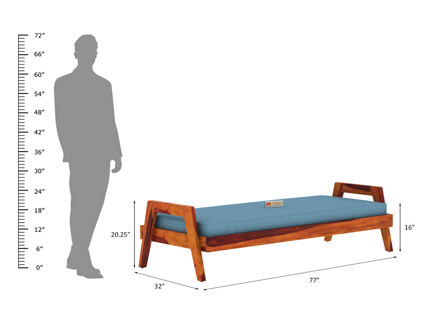 Dainty Divan - Urbnfurnish