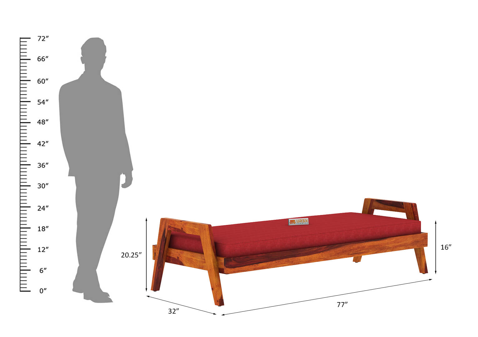 Dainty Divan - Urbnfurnish