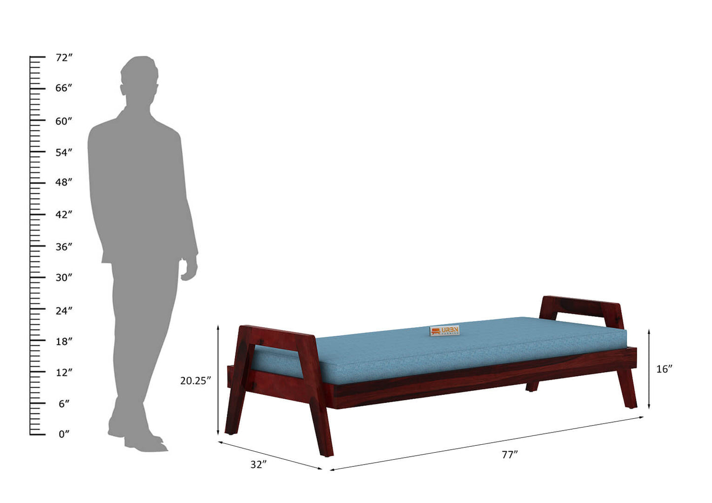 Dainty Divan - Urbnfurnish
