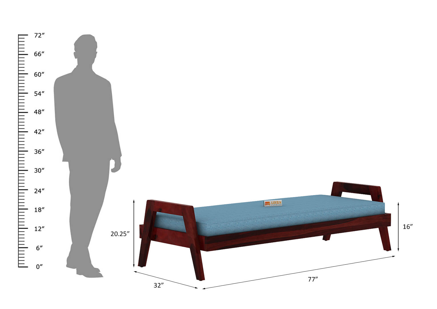 Dainty Divan - Urbnfurnish