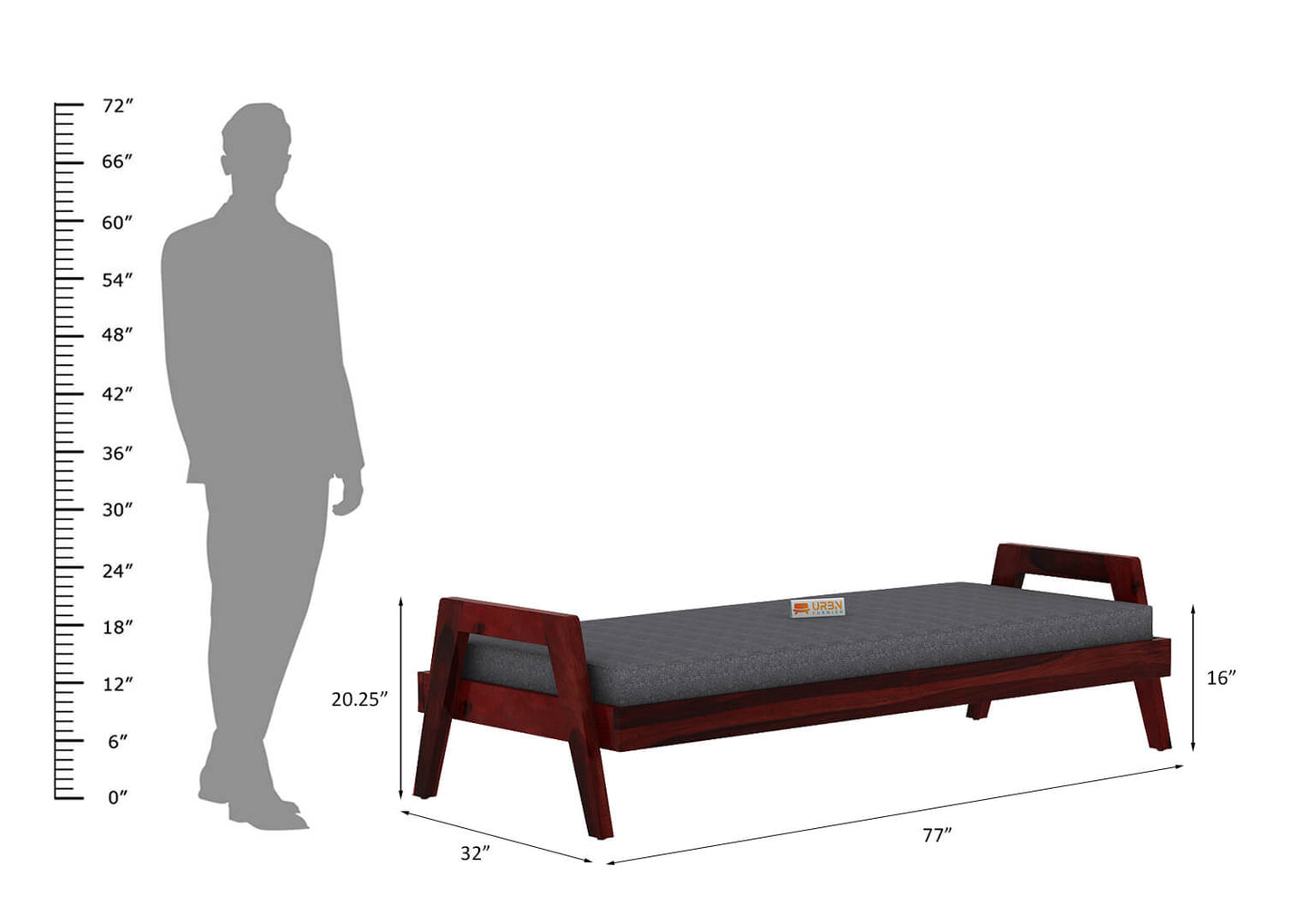 Dainty Divan - Urbnfurnish