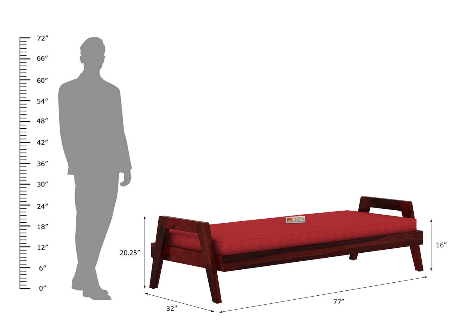 Dainty Divan - Urbnfurnish