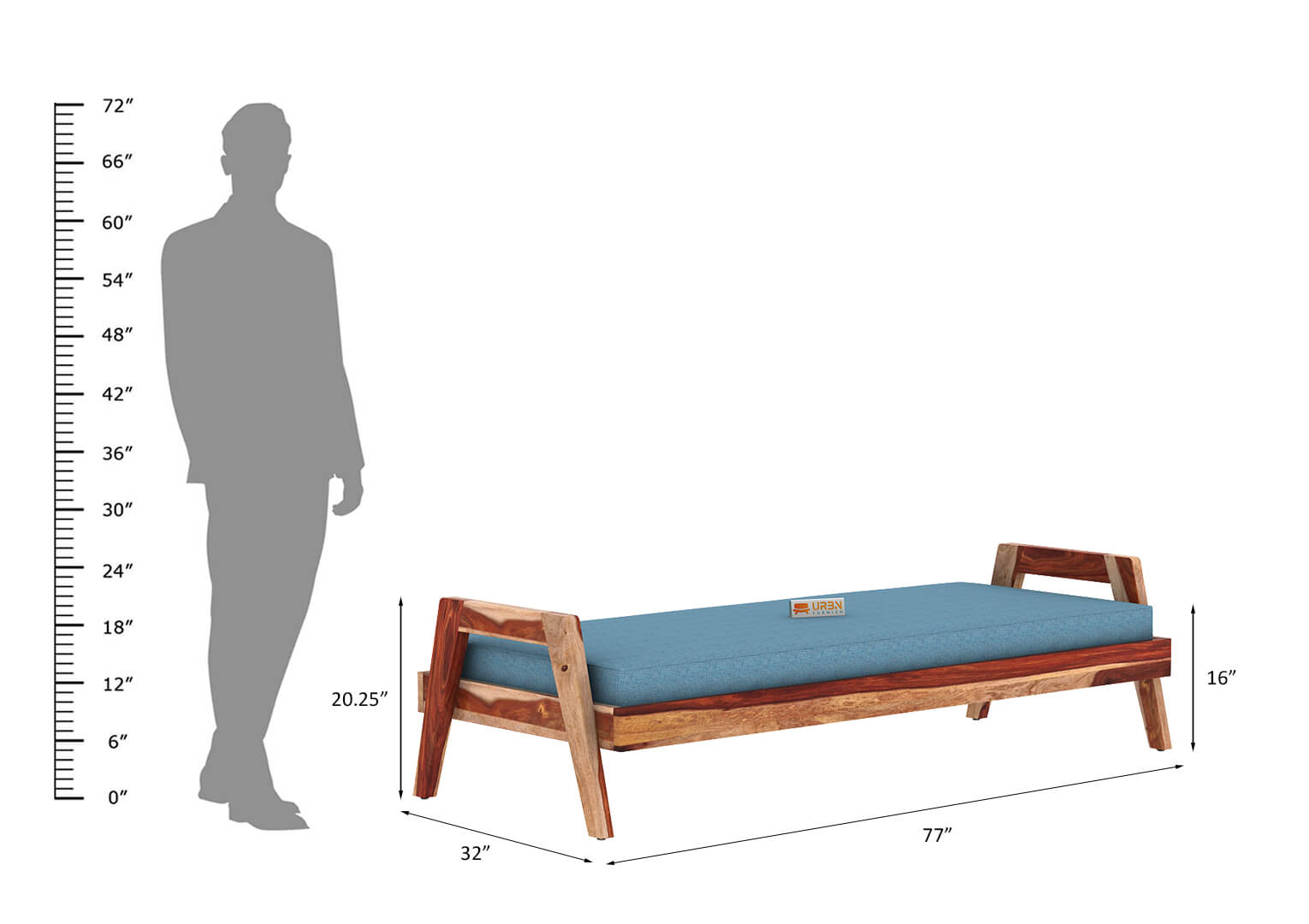 Dainty Divan - Urbnfurnish