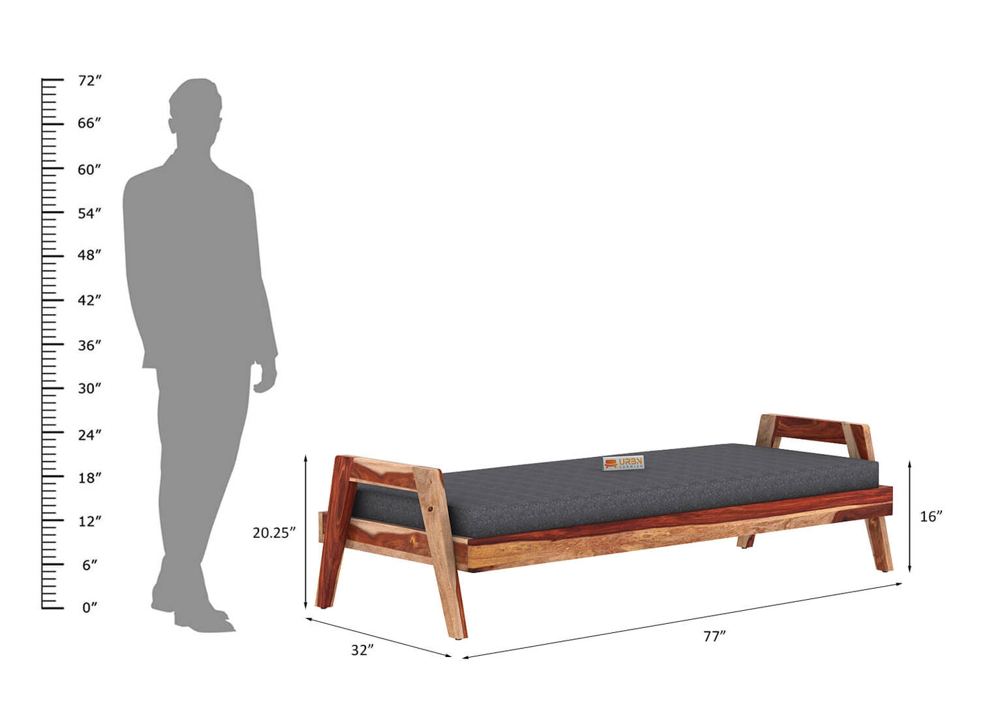 Dainty Divan - Urbnfurnish