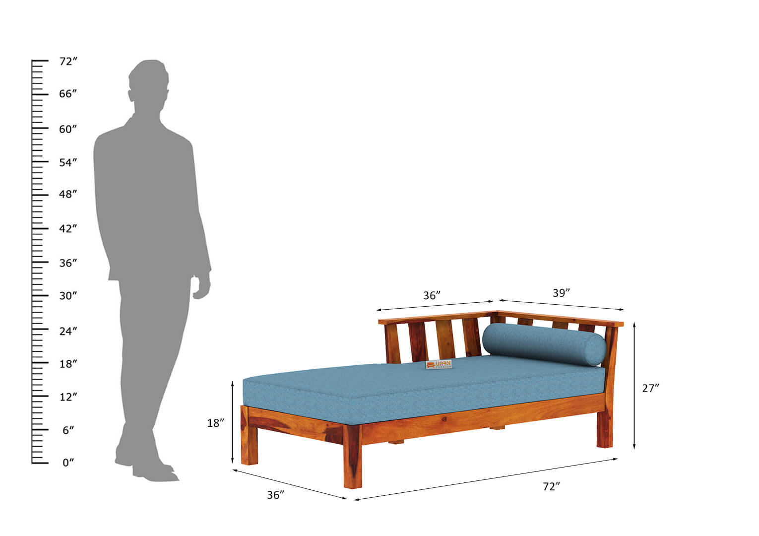 Darwin Divan - Urbnfurnish