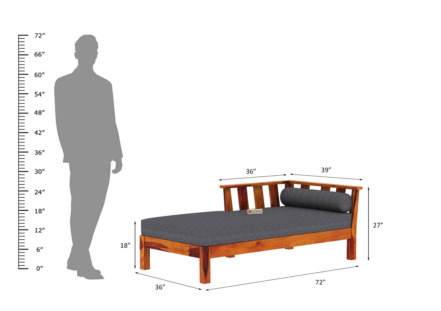 Darwin Divan - Urbnfurnish
