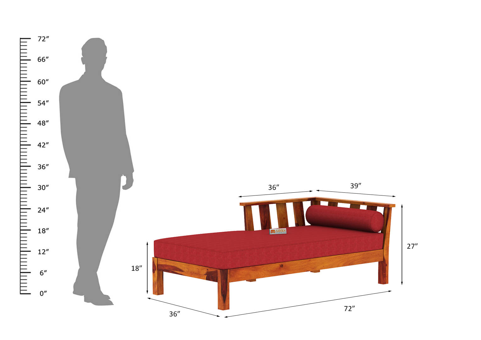 Darwin Divan - Urbnfurnish