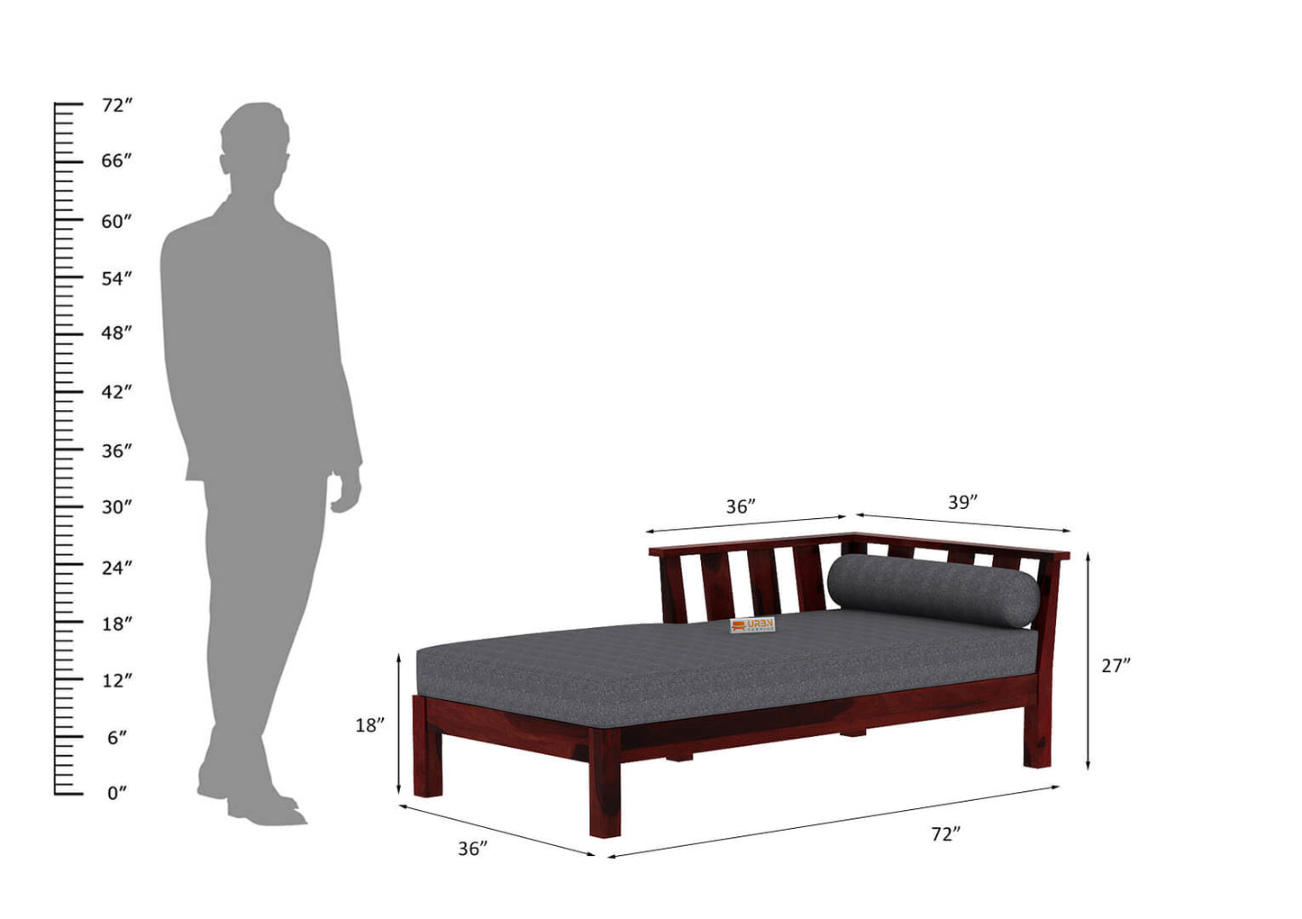 Darwin Divan - Urbnfurnish