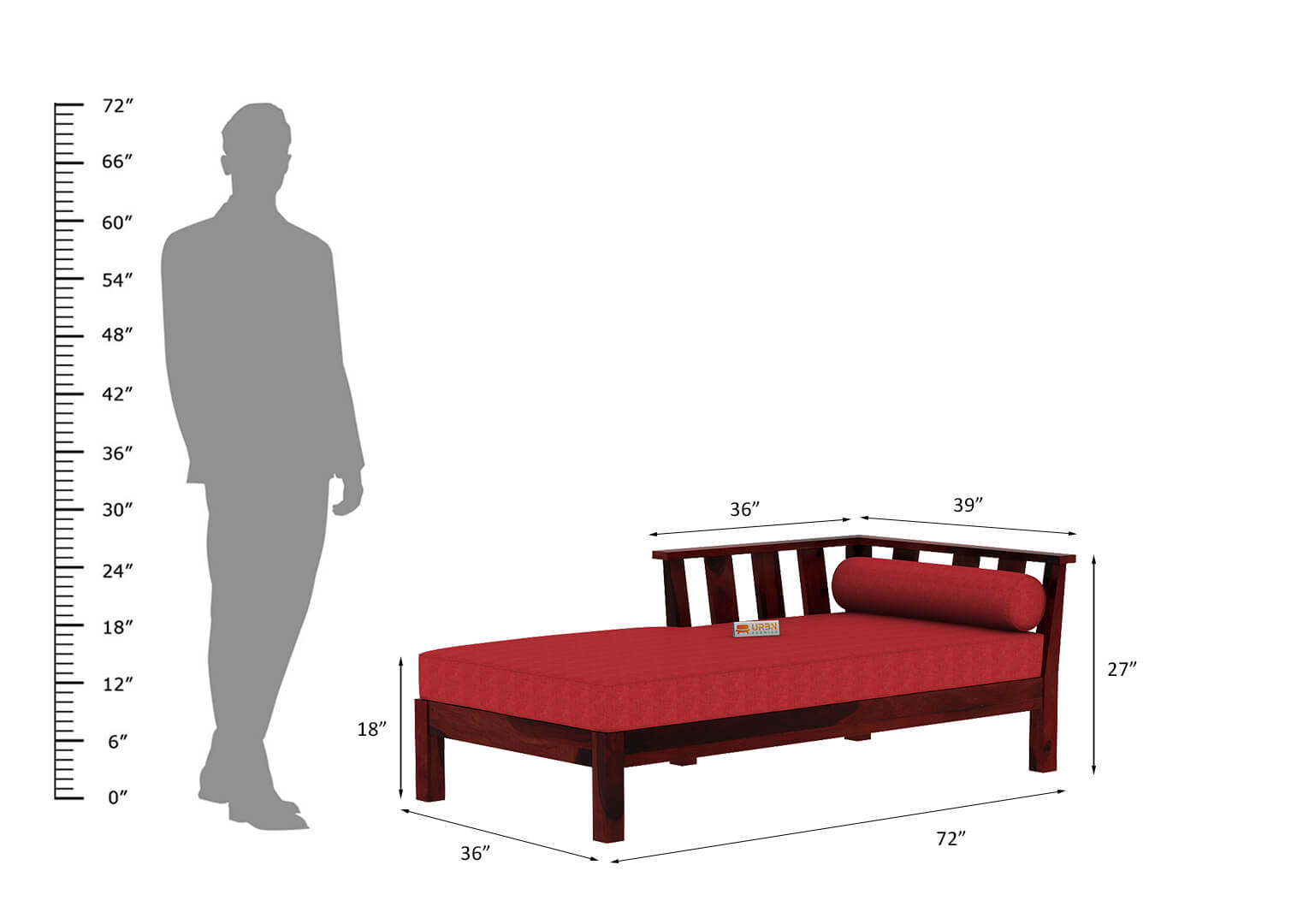 Darwin Divan - Urbnfurnish
