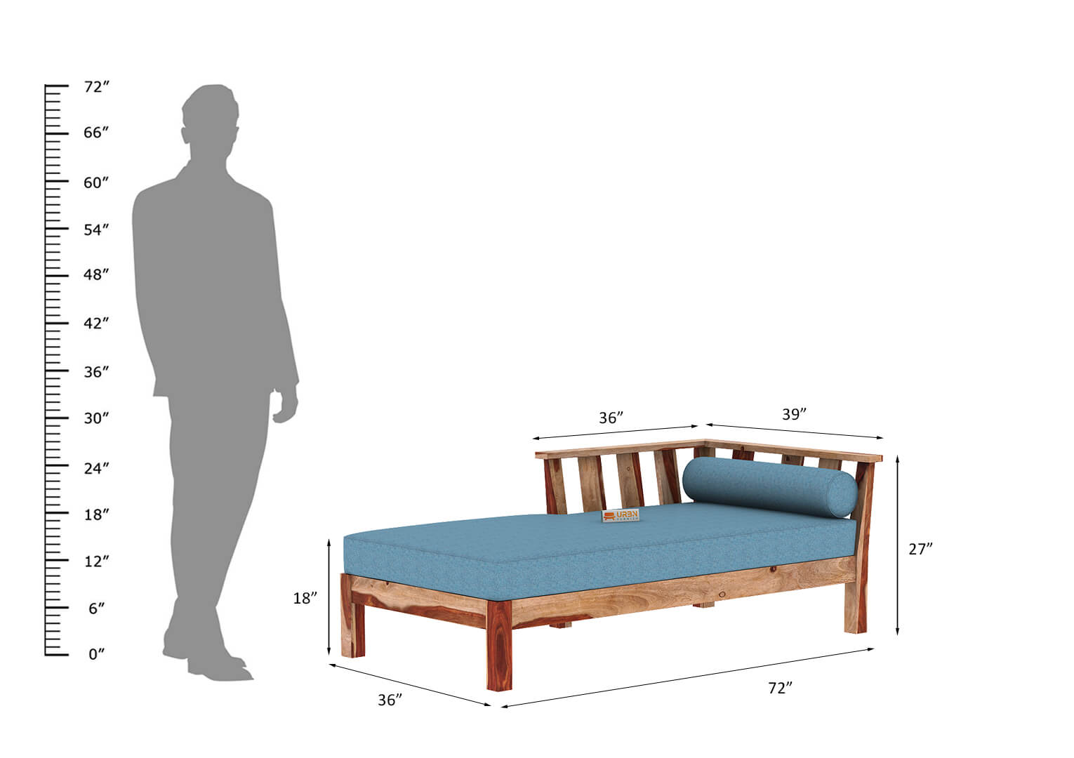 Darwin Divan - Urbnfurnish