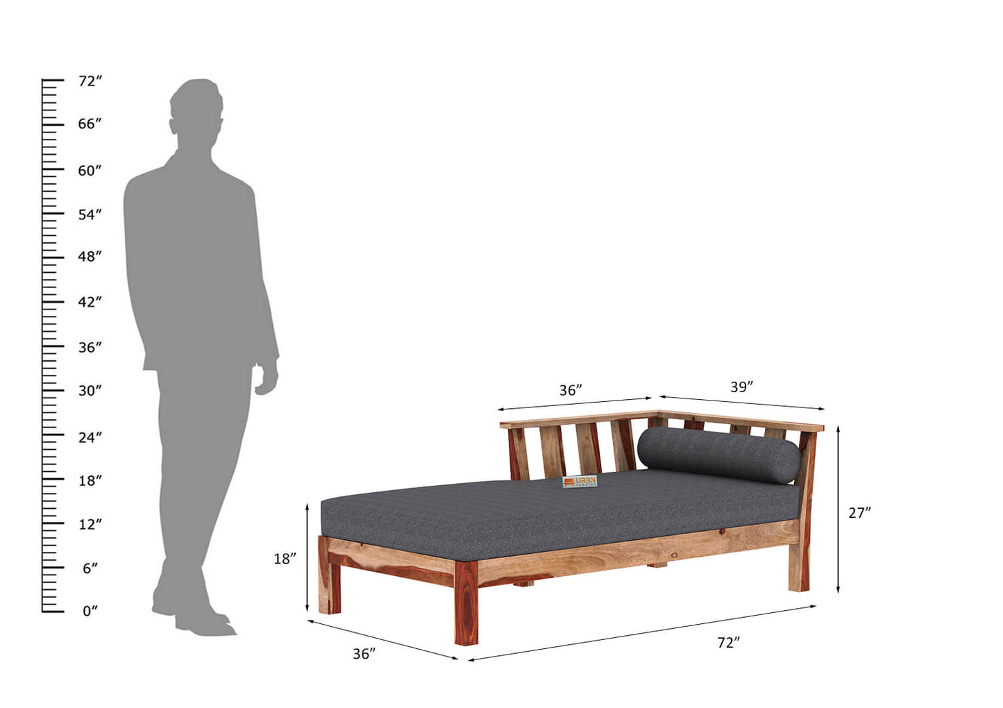 Darwin Divan - Urbnfurnish