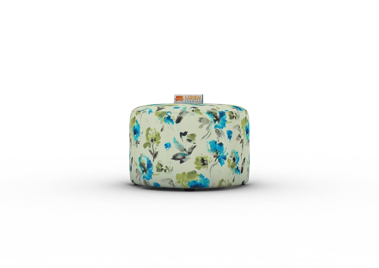 Denart Pouffe (Printed Fabric) - Urbnfurnish