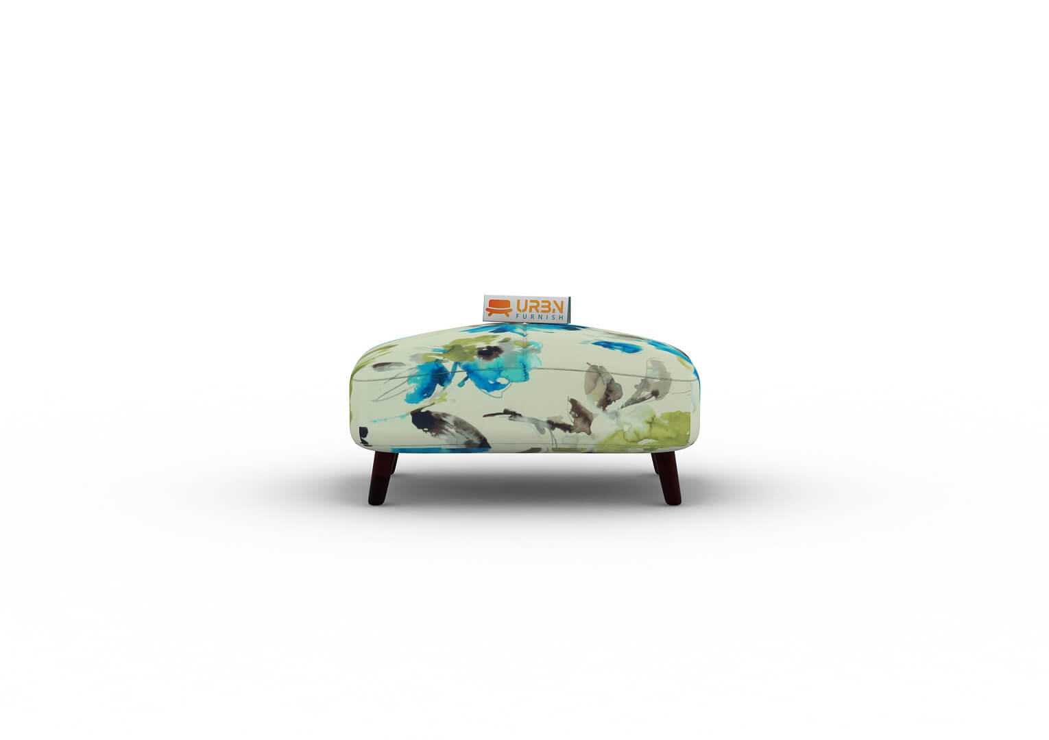 Drina Ottoman (Printed Fabric) - Urbnfurnish