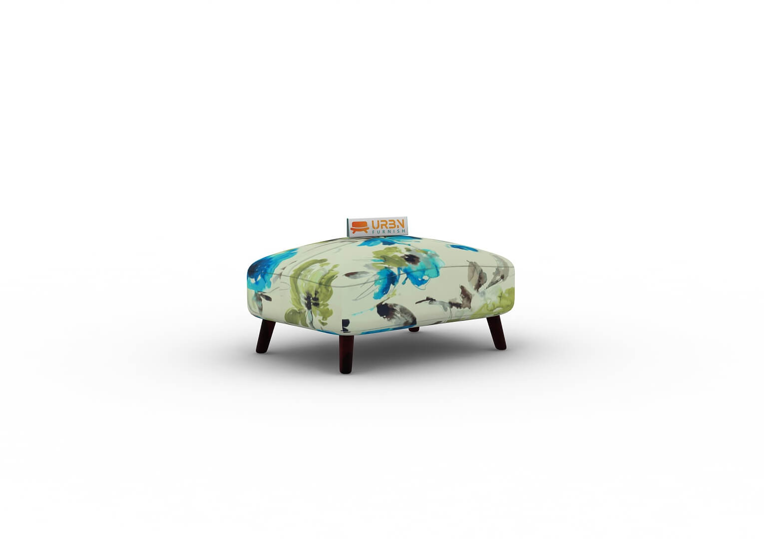Drina Ottoman (Printed Fabric) - Urbnfurnish