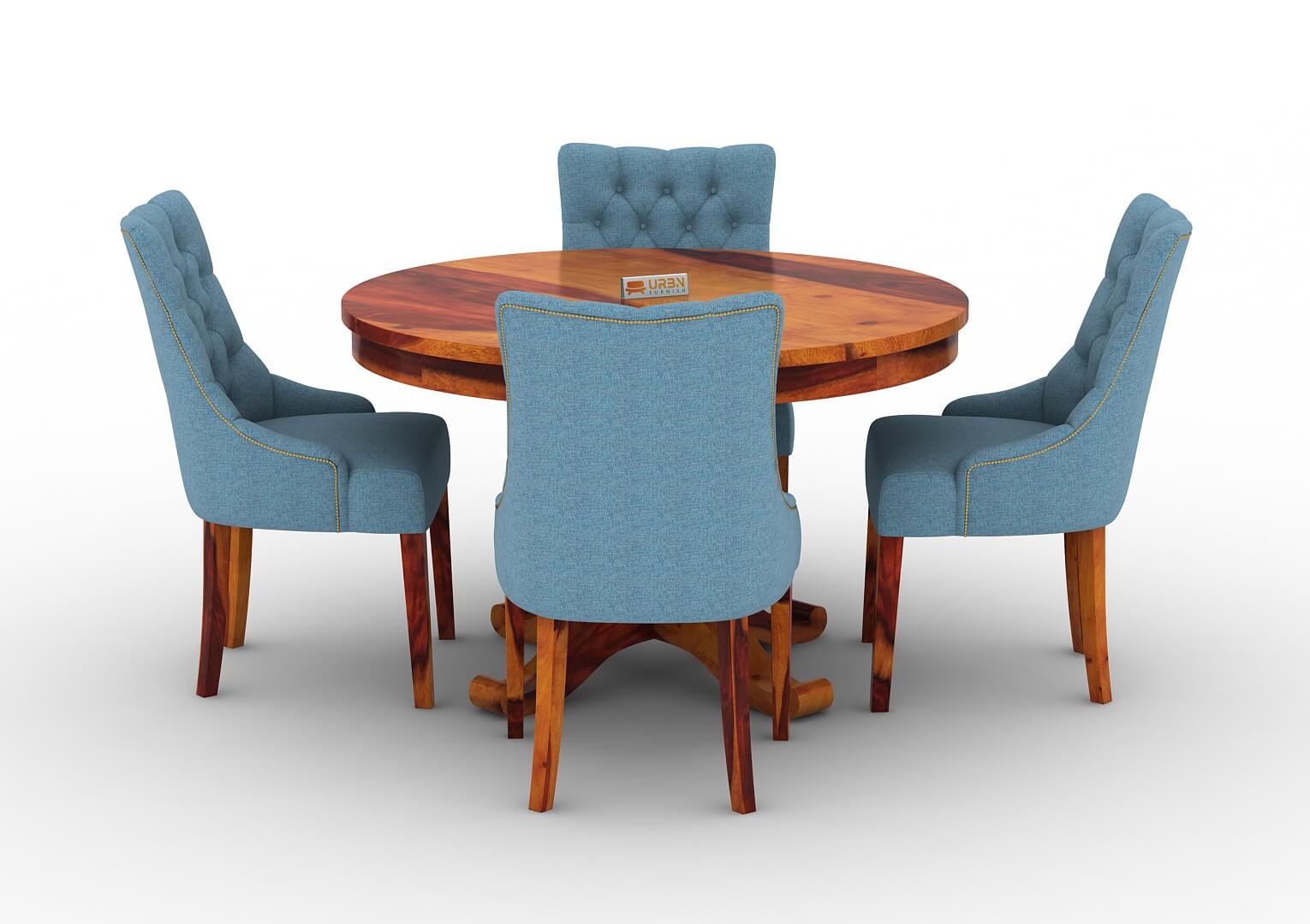 Driti-4-Seater-Round-Dining-Set-Honey-Blue_2
