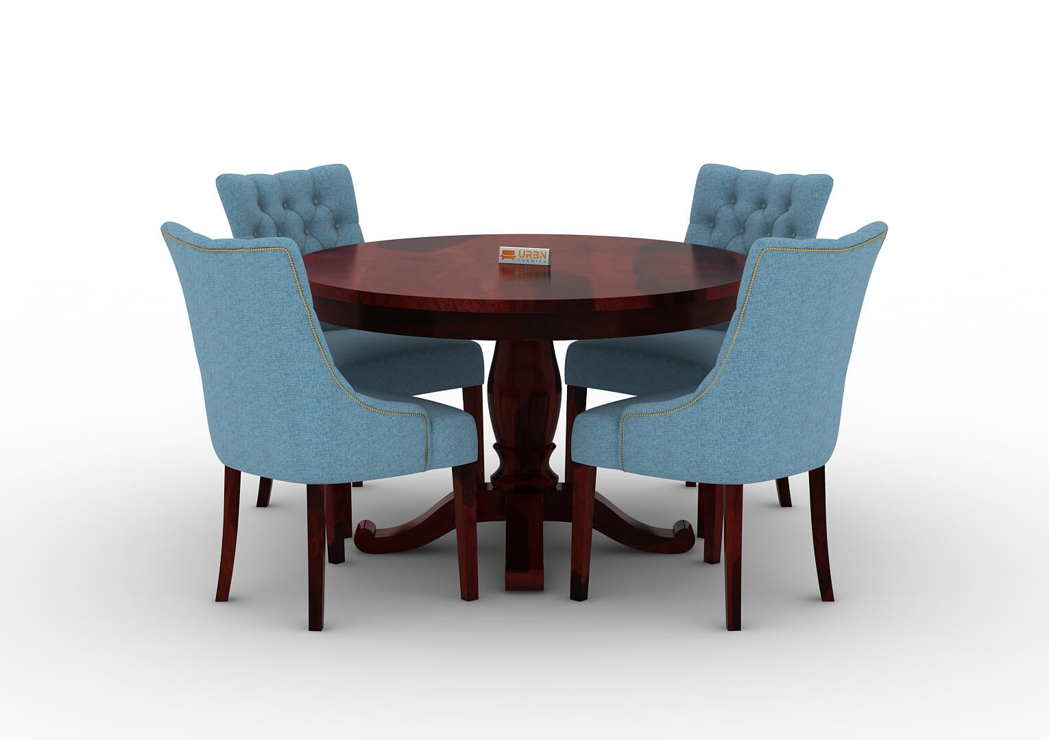 Driti-4-Seater-Round-Dining-Set-Mahogany-Blue_3