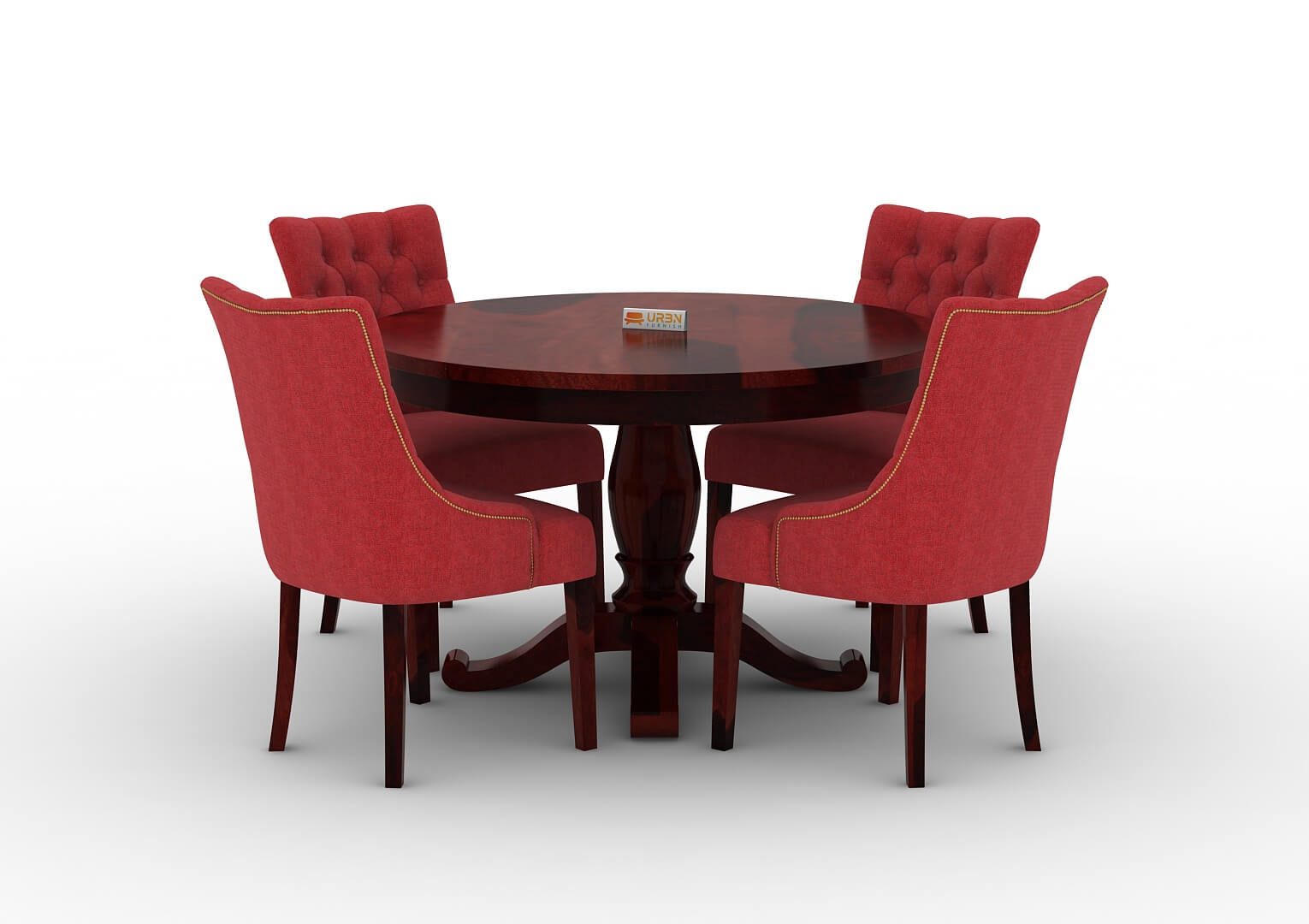 Driti-4-Seater-Round-Dining-Set-Mahogany-Red_3
