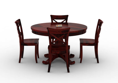 Driti-Rimana-4-Seater-Round-Dining-Set-Mahogany_2