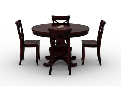 Driti-Rimana-4-Seater-Round-Dining-Set-Walnut_2