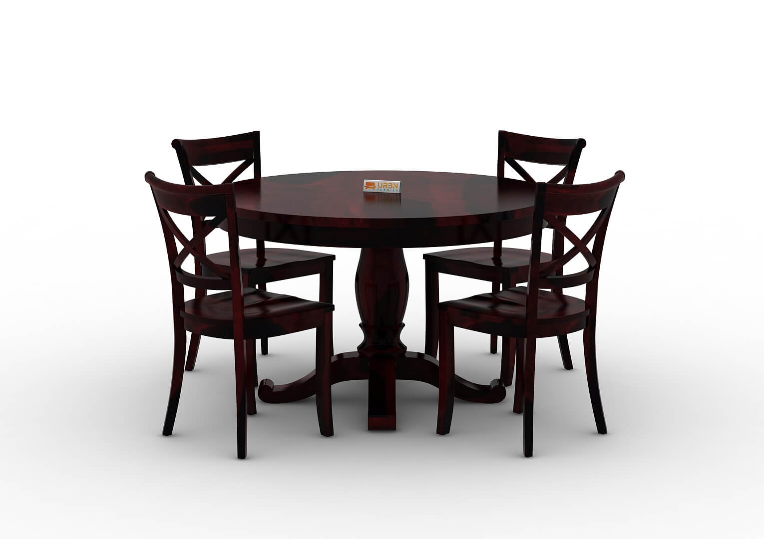 Driti-Rimana-4-Seater-Round-Dining-Set-Walnut_3