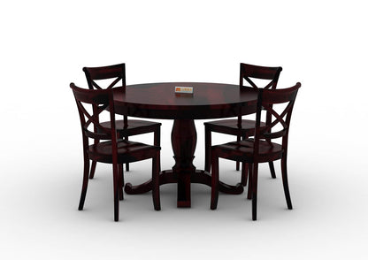 Driti-Rimana-4-Seater-Round-Dining-Set-Walnut_3