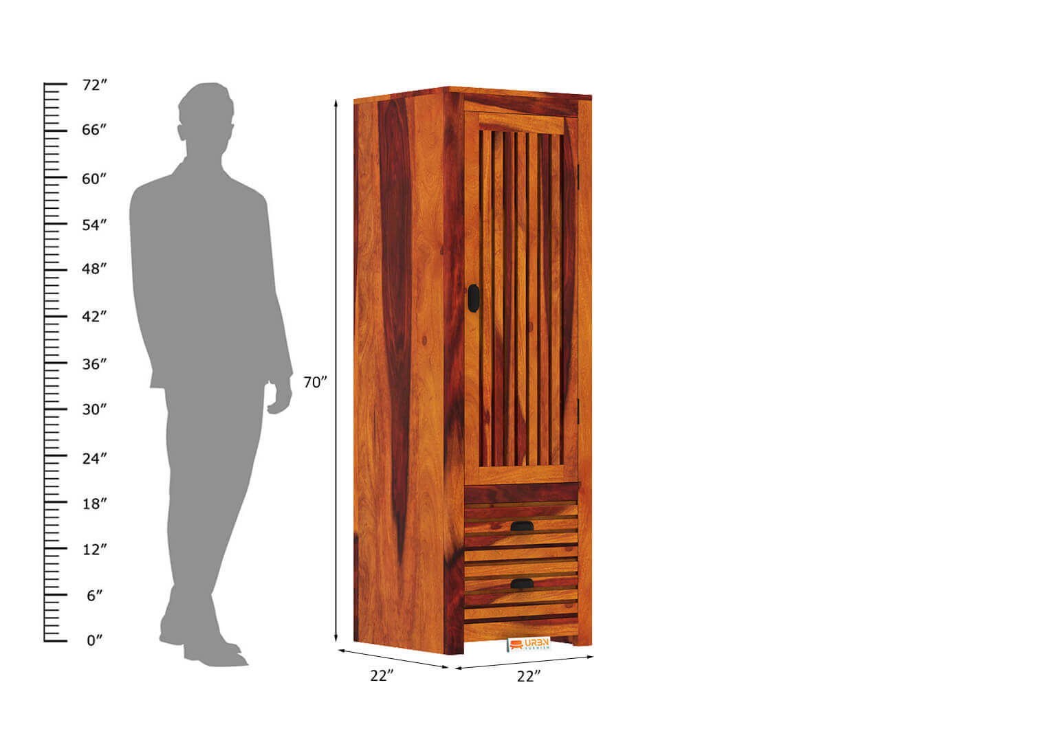 Effete-1-Door-Wardrobe-Honey_6