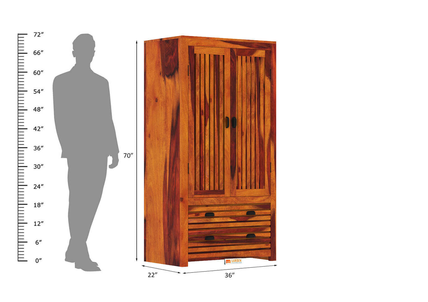 Effete-2-Door-Wardrobe-Honey_6