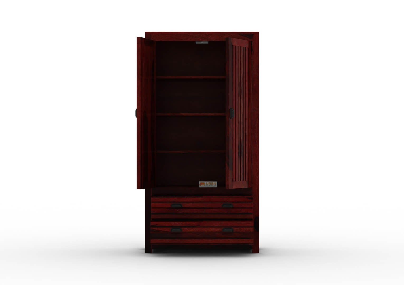 Effete-2-Door-Wardrobe-Mahogany_4
