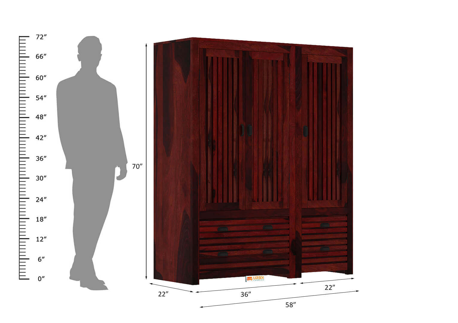Effete-3-Door-Wardrobe-Mahogany_14