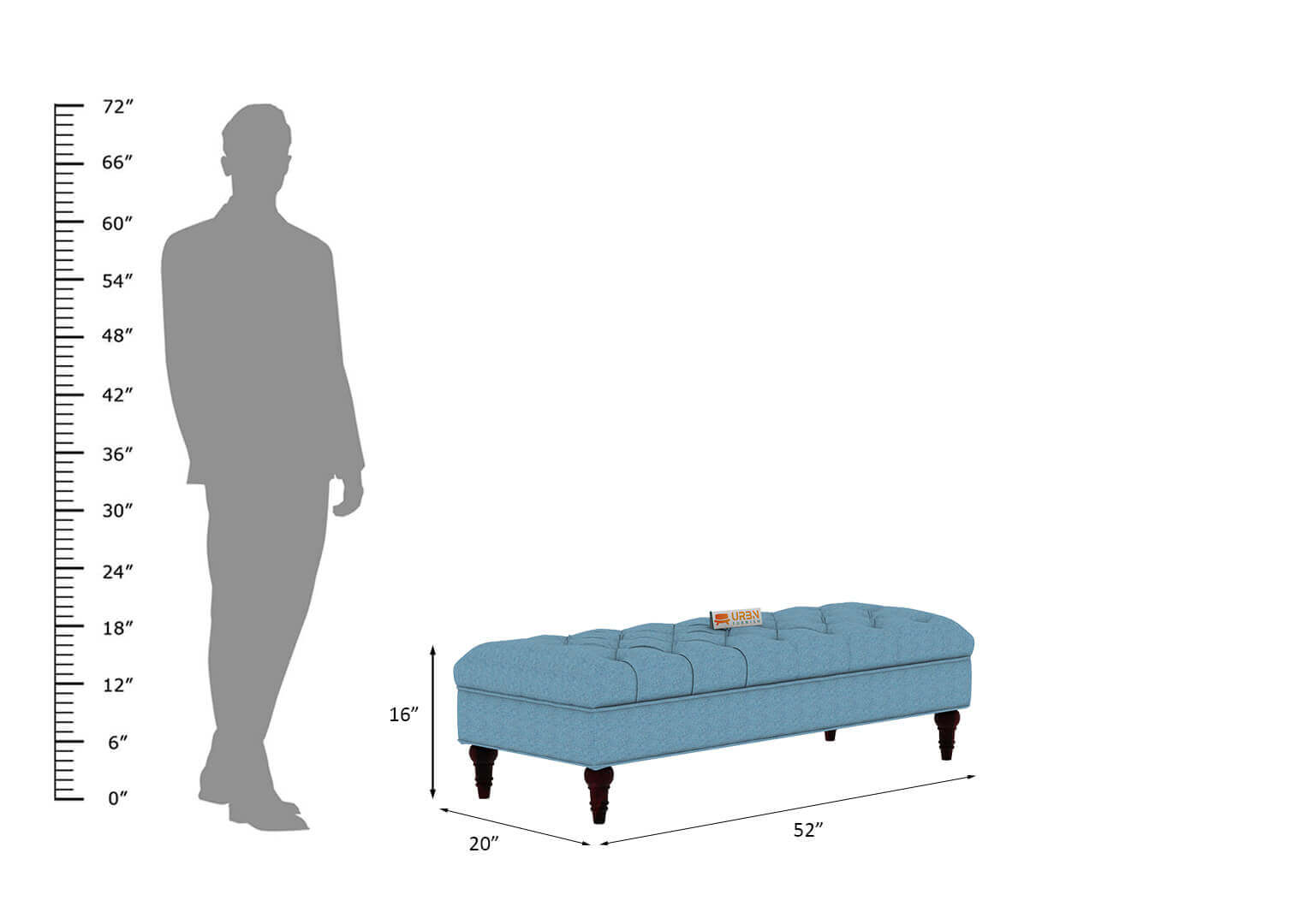 Elcanza Bench - Urbnfurnish