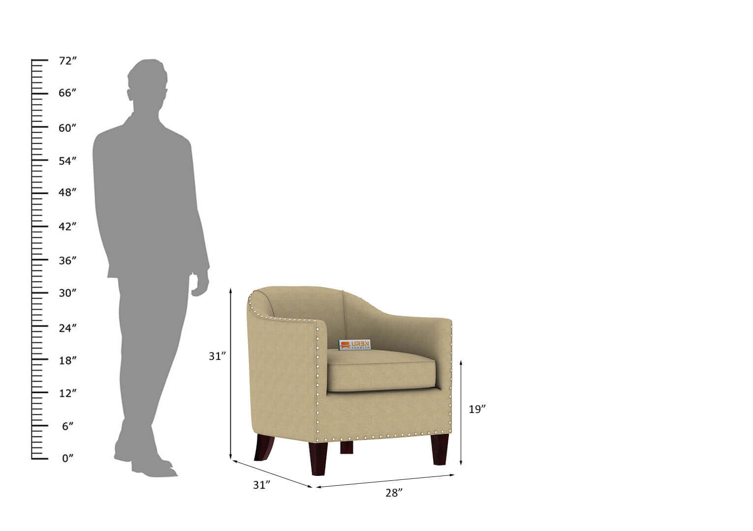 Emira Lounge Chair - Urbnfurnish