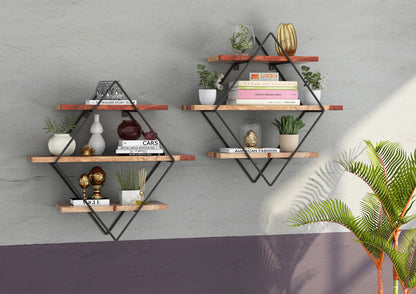 Enthral Wall Shelf Set of 2 - Urbnfurnish